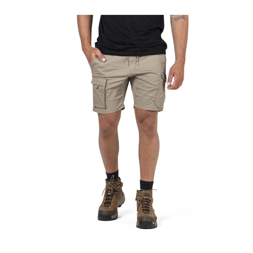 Caterpillar Diesel Philippines - Mens Work Shorts - Khaki 94865RZGQ